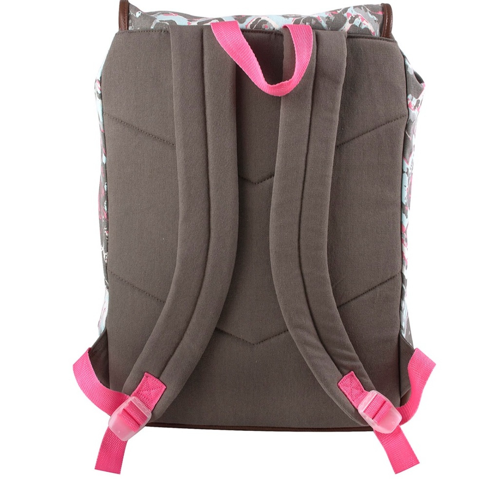 NWT Emma & Chloe Chevron Multicolor Backpack - Picture 3 of 10